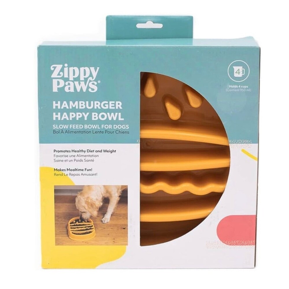 Zippypaws Slow Bowl - Burger